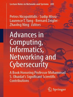 cover image of Advances in Computing, Informatics, Networking and Cybersecurity